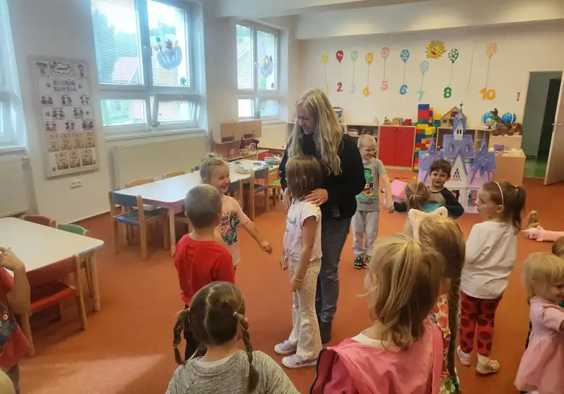 Navštívili nás kamarádi z první třídy 🧸