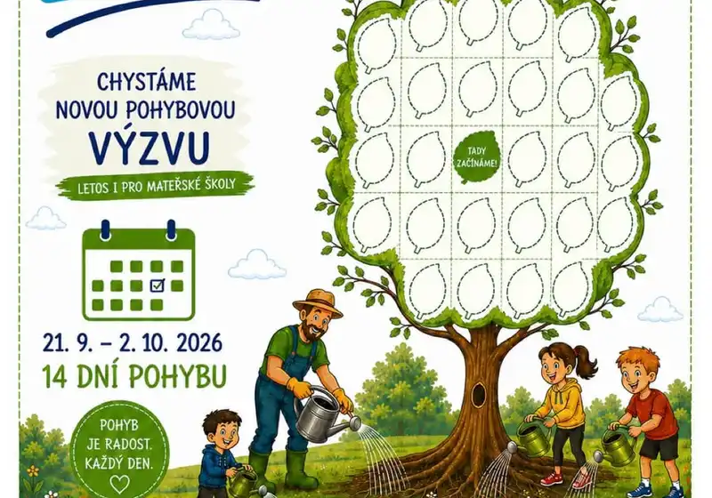 Pohyb je radost. BINGO! 2026