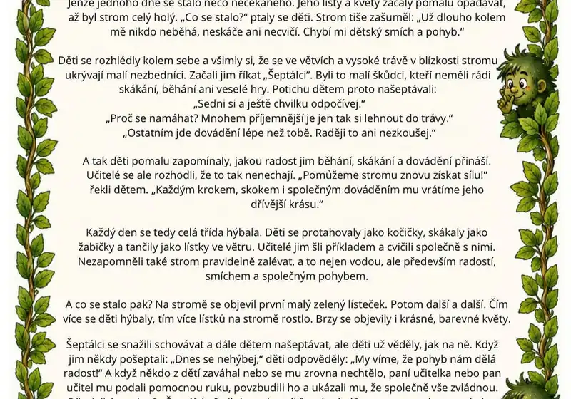 Pohyb je radost. BINGO! 2026