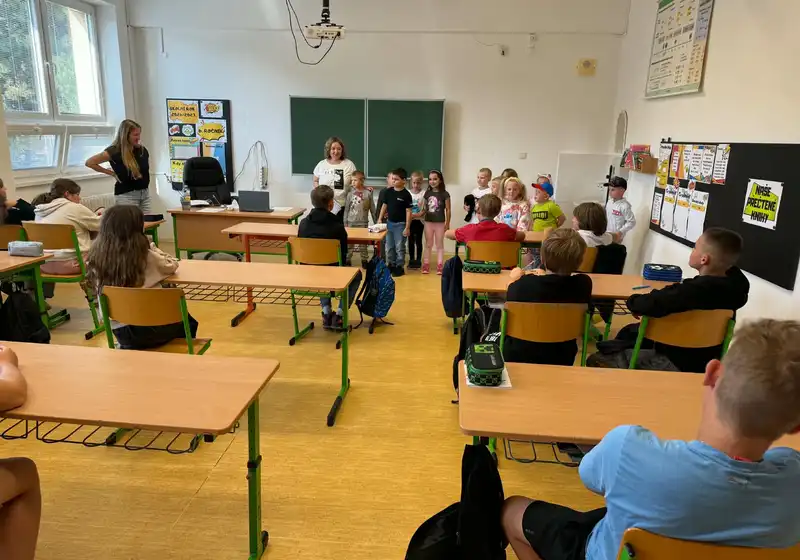 První dny našich prvňáčků ve škole