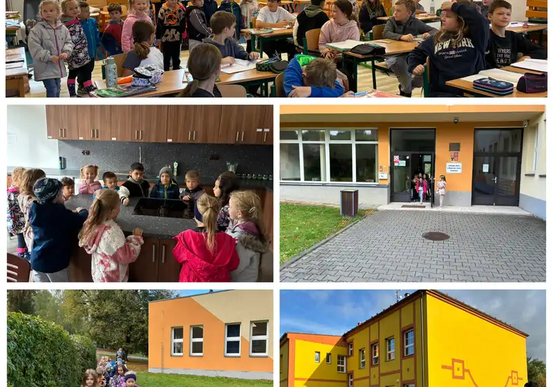 Kamarádi předškoláci ve škole